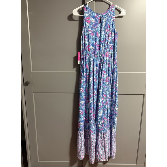 NWT Lily Pulitzer Target Girls Paisley Tier Maxi Dress XL 20th Anniversary - Picture 4 of 9